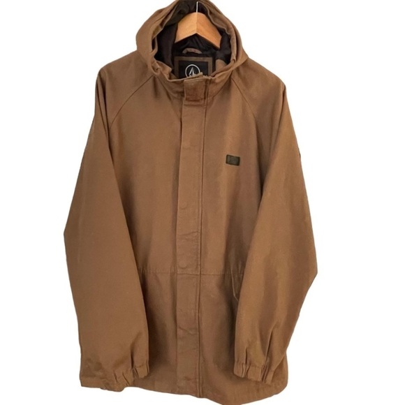 Volcom Coat/Jacket Size XL Dark Tan - Picture 10 of 10